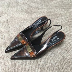 Donald J Pilner sling back heels